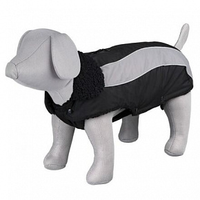 Zimowy ubranko MARNE czarny, z otworem na smycz Zimowy ubranko MARNE czarny, z otworem na smycz