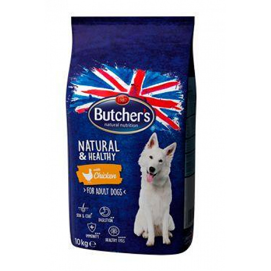 Butcher's Dog Natural&Healthy Dry z kurczakiem 10kg