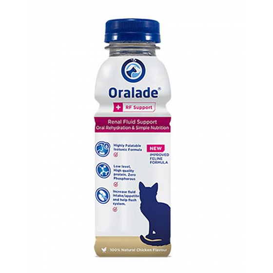 Oralade RF roztwór nawadniający dla kotów 330 ml