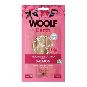WOOLF Earth poch. NooHide M Flat Bar Łosoś 90g WOOLF Earth poch. NooHide M Flat Bar Łosoś 90g