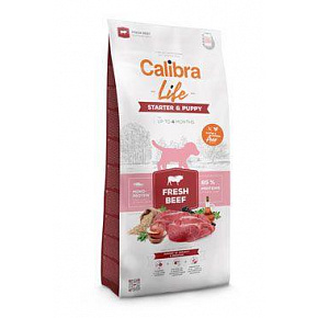 Calibra Dog Life Starter&Puppy Świeża Wołowina 750g