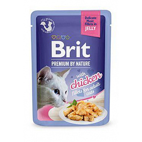 Brit Premium Cat D Filety w Galarecie z Kurczakiem 85g