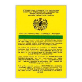 Międzynarodowa książeczka szczepień dla kotów MSD 1 szt.