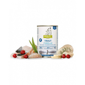 ISEGRIM dog Adult Pstrąg z Pasternakiem, Żurawiną i Dzikimi Ziołami opak. 6 x 400 g puszka