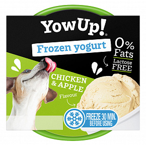 YOWUP Frozen Yoghurt - mrożony jogurt o smaku kurczaka i jabłka 110 g
