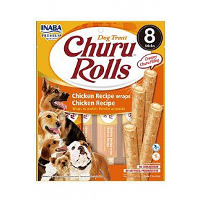 Churu Dog Rolls Kurczak zawija Kurczak 8x12g Churu Dog Rolls Kurczak zawija Kurczak 8x12g