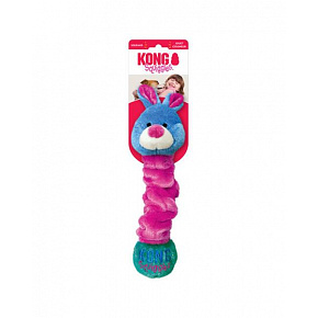 Zabawka Kong Dog Squiggles Assorted Postać, poliester, M