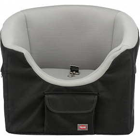 Fotelik samochodowy, stabilny, szaro/czarny 41x39x42cm