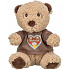 Oktoberfest Teddy, plyšový medvídek bez zvuku, 27 cm, béžová/hnědá - LIMITOVANÁ NABÍDKA