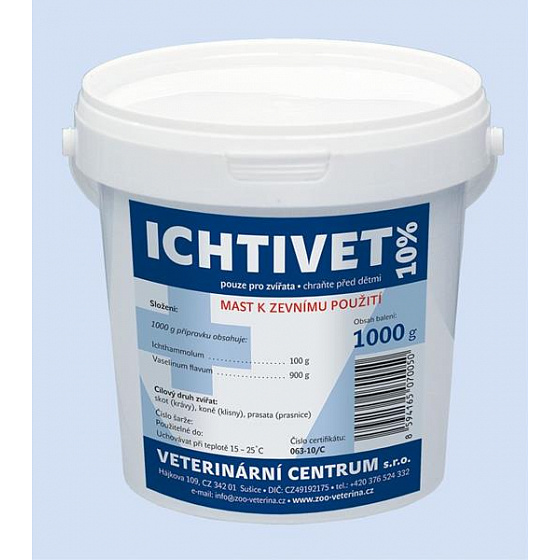 Ichtivet 10% węg. 1 kg