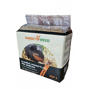 Ściółka słomiana dla świnek morskich SPECJALNA RabbitWeed 250l
