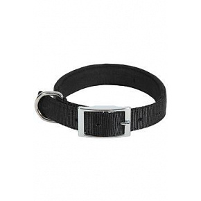 Obroża dla psa SOFT nylon 25mm/55cm czarna Zolux