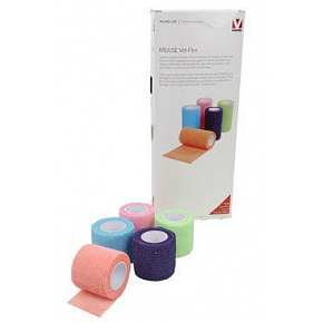 Bandaż elastyczny. Vet-Flex 5cm x 4,5m mix Kruuse 10szt. Bandaż elastyczny. Vet-Flex 5cm x 4,5m mix Kruuse 10szt.