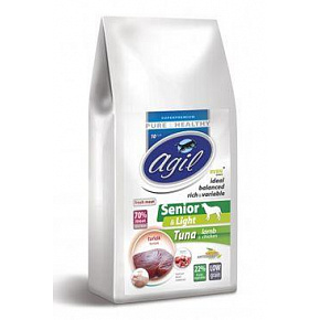 Agil Senior&Light Low Grain Tuńczyk&Jagnięcina&Kurczak 10kg