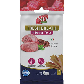 Przysmak Farmina Quinoa Dog Fresh Breathe Adult Mini 60g