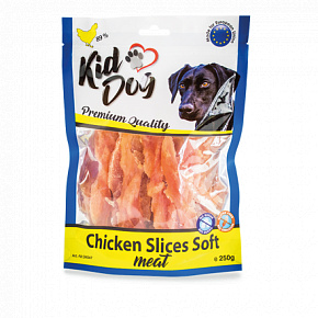 KIDDOG plaster z kurczaka, miękkie mięsko 250 g