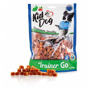 KIDDOG TRAINER GO mini kosteczki z królikiem i żurawiną 250 g