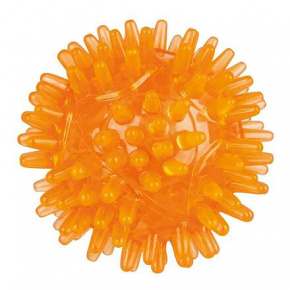 Świecąca kolczasta piłeczka, guma termoplastyczna (TPR) 5 cm (RP 2,10 Kč)