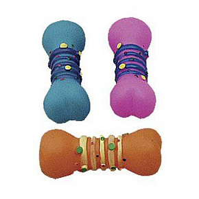 Zabawka dla psa Hantelka multicolor, 10cm