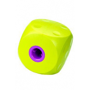 Zabawka dla psa BUSTER Food Cube limonkowa 12cm, L Zabawka dla psa BUSTER Food Cube limonkowa 12cm, L