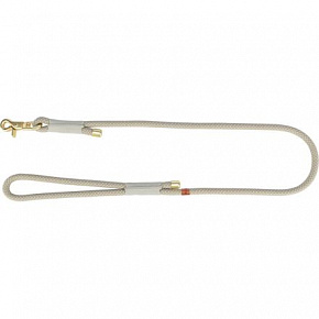 Soft Rope okrągła pleciona smycz, szara/jasnoszara