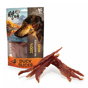 KIDDOG SUPER PREMIUM 100% pierś z kaczki bez dodatków, paski 80 g