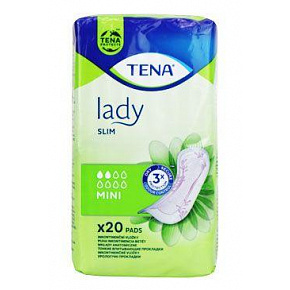 Tena Lady wkładki inkontynencyjne Mini 20 szt. Tena Lady wkładki inkontynencyjne Mini 20 szt.