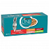Nestle PURINA ONE cat Multipack Sterilcat mini filetky s hovädzím & kuraťom & lososom & morkou v šťave 40 x 85g