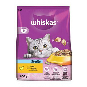 Whiskas Dry Sterile z kurczakiem 800g