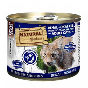 Natural Greatness RENAL-OXALATE dieta weterynaryjna, puszka dla kotów 200g