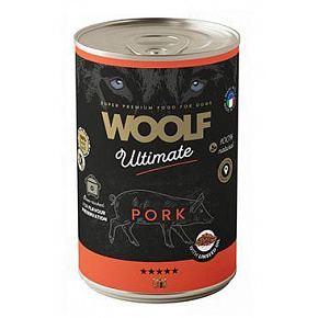 WOOLF Ultimate DogFood konserwa. Wieprzowina 400g WOOLF Ultimate DogFood konserwa. Wieprzowina 400g