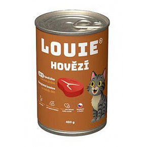 Louie Cat konserwa. Wołowina z prebiotykami 400g