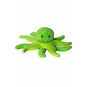 Zabawka dla psa OŚMIORNICA & ROZGWIAZDA plusz, TPR zielony.27cm Kiwi