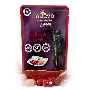 Nuevo saszetka dla kota Senior Drób i Jagnięcina z ryżem 85g