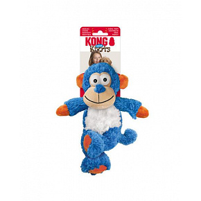 Zabawka Kong Dog Cross Knots Małpa z piszczałką, poliester S/M Zabawka Kong Dog Cross Knots Małpa z piszczałką, poliester S/M