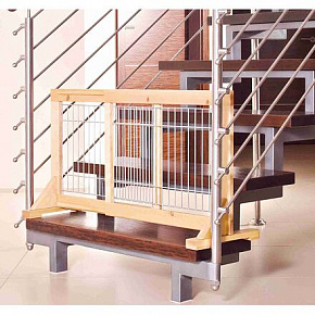 Przesuwna bariera dla szczeniąt i małych psów 63-108x50x31 cm Przesuwna bariera dla szczeniąt i małych psów 63-108x50x31 cm