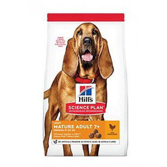 Hill's Can. SP Mature Adult 7+ Light Med.Kurczak 14kg