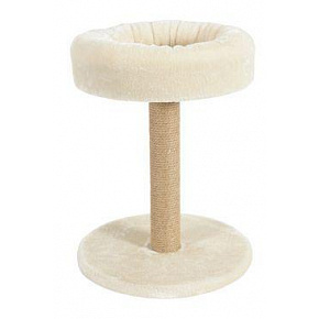 Drapak słupek z legowiskiem beżowy 45cm Zolux