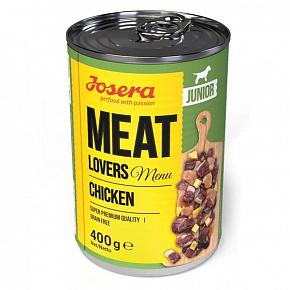 Josera puszka Dog Meat Lovers Junior Menu Kurczak 400 g Josera puszka Dog Meat Lovers Junior Menu Kurczak 400 g