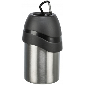 Metalowa butelka z plastikową miską 300 ml