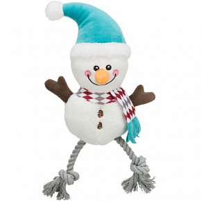 Świąteczna zabawka dla psa Xmas BAŁWAN plusz/bawełna 41cm TR