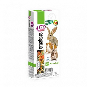 LOLO SMAKERS 2 klasy warzywne dla gryzoni 90 g