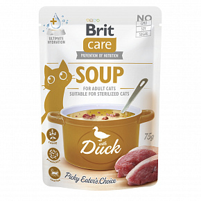Brit Care Cat Soup z kaczką 75g