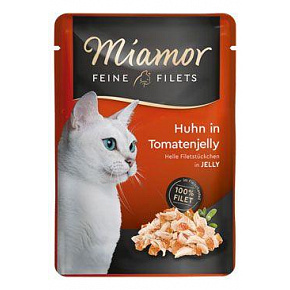 Miamor Cat Filet saszetka kurczak+pomidor w galarecie 100g
