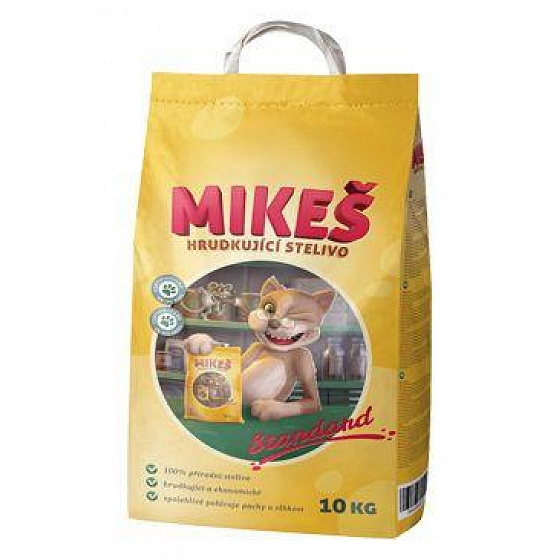 Mikeš Standard Żwirek dla kota pochłaniający. pachu 10kg