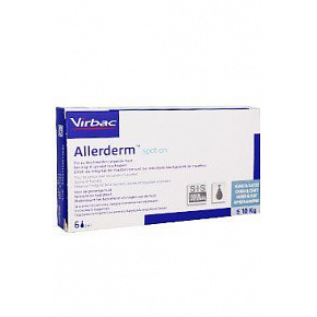 Allerderm Spot-on 6x2ml dla psów i kotów do 10kg