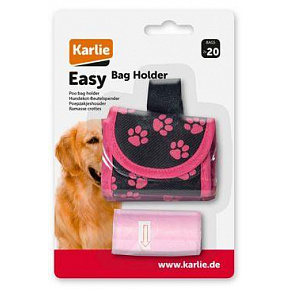 Nylonowe etui czarno-różowe + woreczki 2x20 szt. KAR Nylonowe etui czarno-różowe + woreczki 2x20 szt. KAR