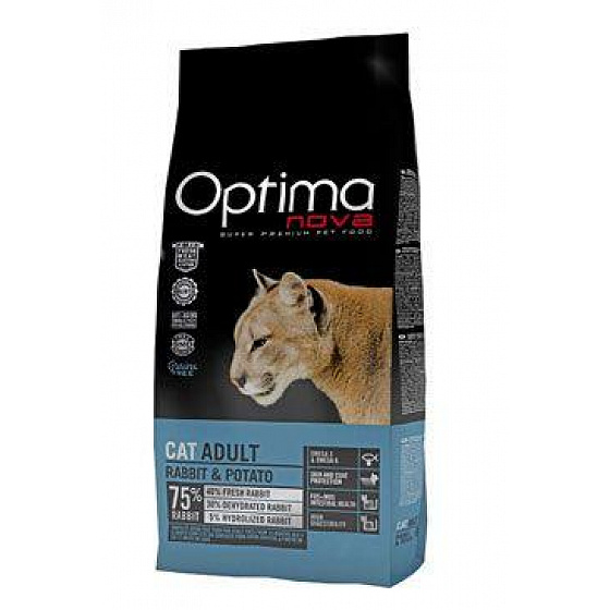 Optima Nova Cat GF Adult Rabbit&Potato 2kg