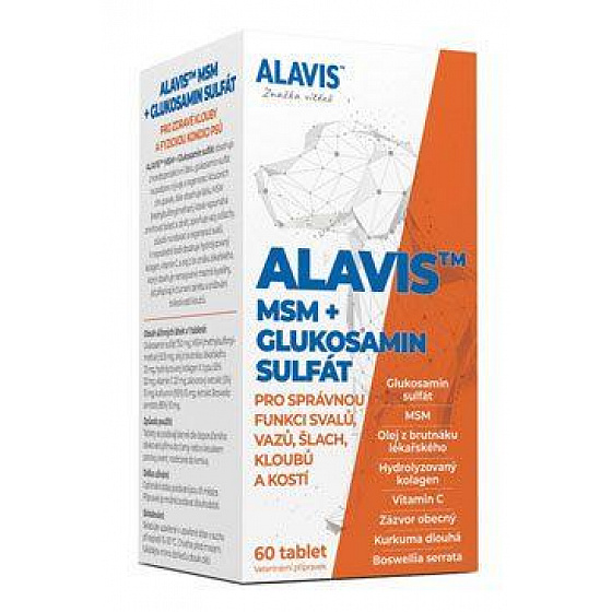 Alavis MSM+Glukozamina siarczan 60tbl