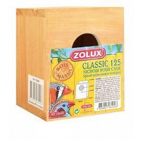 Domek lęgowy CLASSIC 125 dla ptaków, drewniany Zolux Domek lęgowy CLASSIC 125 dla ptaków, drewniany Zolux